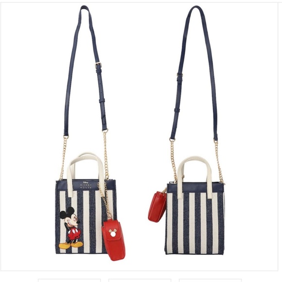 Disney Micky mouse Mini Bag Blue white - Picture 9 of 11